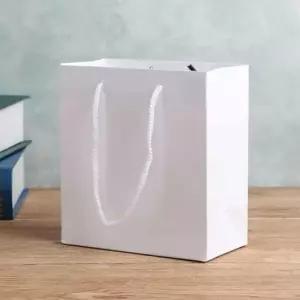 [문구/오피스] 팩트 의류 포장용 쇼핑백 화이트 종이백