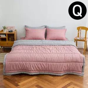 솔트 간절기 이불 베개커버세트 퀸 Q (레드) 퀸이불베개세트