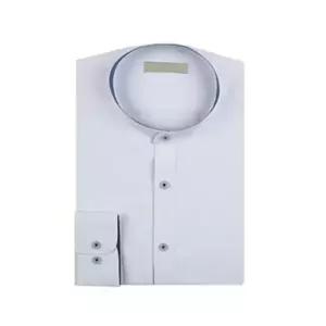 FS-232 블루 배색 포인트 차이나카라 셔츠