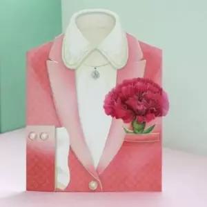 [문구] 카네이션 디자인 카드 꽃바구니 축하 생일 감사