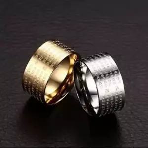 금강경 싱글 불교반지 종교반지 반지 커플링 생일 패션반지