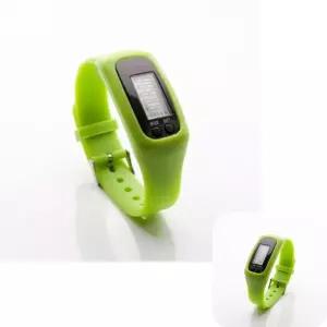 뮤 패션 손목시계 젤리 여자 이동거리 만보기 칼로리량 LED