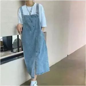 멜빵 편한 오버롤 데님 여자 꾸안꾸 청원피스 점프수트