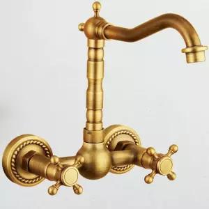 엔틱 수전 세면대 인테리어 화장실 올브라스 수도꼭지 호텔 A