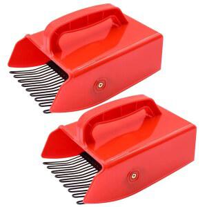 베리 피커 인체 링곤베리용 쉽고 블루베리용 손잡이가 공학적 레이크 블루베리 메탈릭 스쿱 갈퀴 있어 따기가