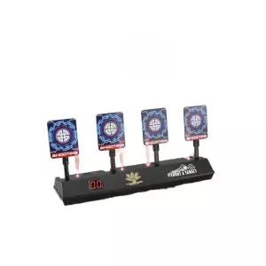 비비탄총 과녁 타겟 점수판 전자표적 4자리 이동 레일 세트 표준 패키지 충전식 배터리