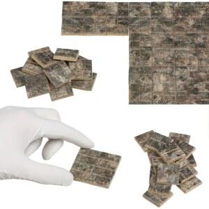 100개 인형의 미니어처 벽돌 REDUCIO 포장 요새 스케일 조경용 중세 12 바닥재 대형 액세서리 미니