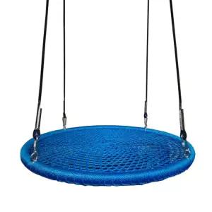 원형 그네 흔들 레드 펜션 그물 놀이터 직경 의자 60cm 실외 테라스