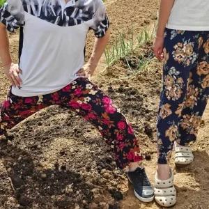 꽃무늬 할머니 몸빼 바지 할머니바지 일바지