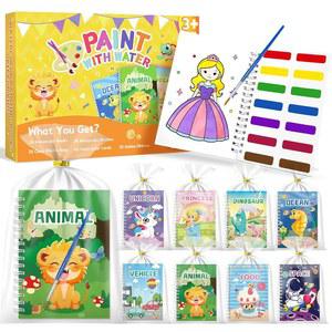 파티용 수채화 벌크 8세 5세 그리기 소녀용 그림 소년 어린이용 24권 미니