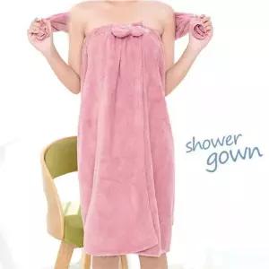 [마이모노샵][마이모노샵] 여성 가정 욕실 목욕 극세사 원단 샤워가운 (17264395)