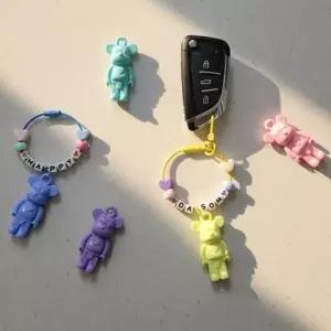 늘이랑 베어브릭 팬던트 곰돌이 베어 펜던트 아크릴 키링 꾸미기 만들기 DIY 재료 부자재