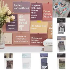 소품 엽서 모음 감성 컬러 레터링/플리마켓/스티커/캘리그라피/장식/메시지/교육/수집/취미/기념/여행지/선