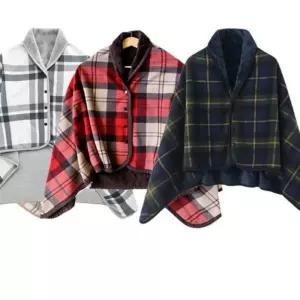 극세사 양털 무릎 사무실 교실 학생 똑딱이 휴대용 담요/수면/싱글/겨울/비행기/부드러운/걸치는/블랭킷