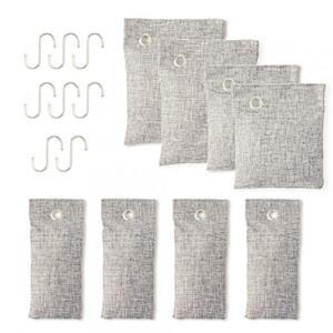 [2개구성] 클린업탈취대나무숯주머니8p세트차량습기제거숯 대활성탄 냉장고숯 공기정화숯 대숯 BHWD10461