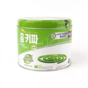 야외 캠핑 그린에디션 홈키파 디 40입 모기향 허브향 캠핑용모기향