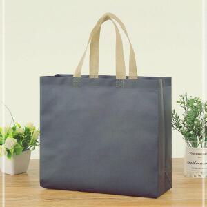 [2개구성] 파우치 네이비 그레이비닐 쇼핑 대량구매 부직포 32x28cm LWAF2A4E