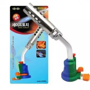 세이프 가스토치 K-438 캠핑 토치램프 원터치 자동 점화기 캠핑토치