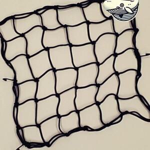 [2개구성] 검정 다용도 자전거 오토바이 그물망 바이크 짐 고정 끈 KWFHK9DG