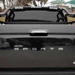 렉스턴스포츠 메탈 트렁크 포인트 가니쉬 차량용가니쉬