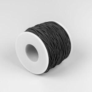 공예품 비즈 염주 팔찌 만들기 고무줄 블랙 1.0mm 50m DIY 우레탄줄 매듭 실