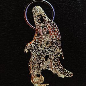 [2개구성] 수월관음도 골드 메탈스티커 디자인 상품 부처님 한국상품 외국인선물 IPWF13B39