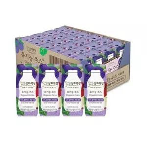 상하목장 유기농주스 사과 블루베리 케일 125ml 24개