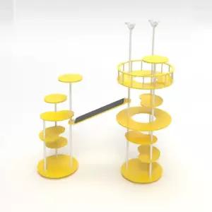 오르 ORC-601SR 캣폴 원목 고양이 스크래쳐 숨숨집 캣타워