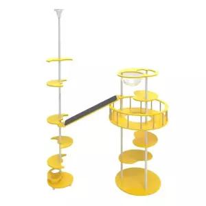 오르 ORC-401HSR 캣폴 원목 고양이 투명해먹 스크래쳐 숨숨집 캣타워