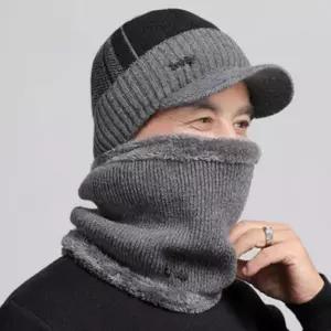 남성 겨울 넥워머세트 방한 남성 모자 귀마개 골프 등산