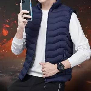 누빔 방한 조끼 경량 패딩 숏패딩 경량 하이넥 베스트