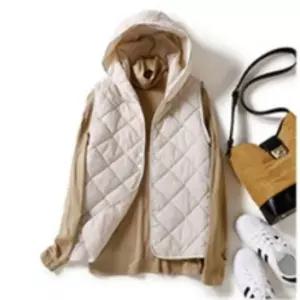 남성용 2컬러 경량패딩조끼 간절기 다운패딩 가벼운 아웃도어베스트 패딩