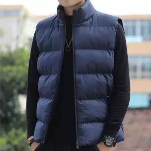 하이넥 숏패딩 다운패딩 조끼 간절기 패딩 경량 베스트 패딩 방한 누빔 가벼운 경량