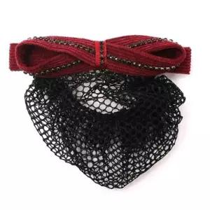 [마이모노샵][마이모노샵] 중년여성 한복 묶음머리 올림머리 헤어핀 리본 머리망 2개 (17173689)