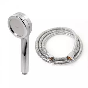 강력 수압상승 샤워기 고급메탈호스세트 1.5m 샤워줄 기능성 샤워기헤드 절수형 수전 교체 부속품 캠핑용