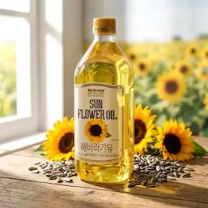 노브랜드 해바라기유 1L 2개