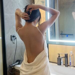 salimm 여성 입을수있는 섹시한 끈 원피스형 샤워 목욕 가운 타월