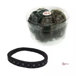 다이아 30P 코사지통 납작고무줄 머리끈헤어밴드 기본nop303