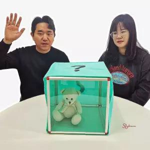 아크릴뽑기 대형 JL매직 박스 상자 추첨함 투명 랜덤 장난감 뽑기통 응모함jkl981