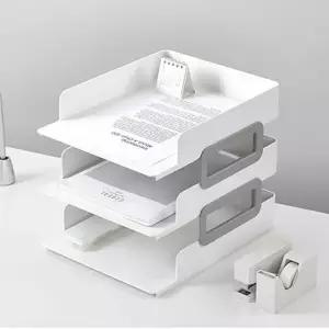 다용도 서류 정리 트레이 3단 1P 문서 종이 정리함