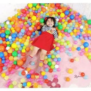 아기 58MM 칼라볼풀공 200P rst817