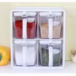 니드코 양념통 세련 조미료통 정리 양념병 소스통 4P