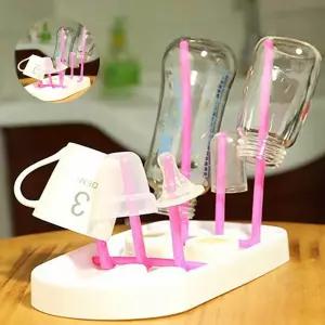 주방용품 젖병거치대 정리 컴팩트 휴대용 건조대 젖병