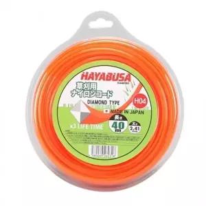 예초기 날 끈 줄날 나일론 커터 4각 2.4 x 40M 일제 다이아몬드 타입 잔디 풀 정리