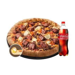 (도미노피자) (오리지널)와일드 와일드 웨스트 스테이크 고구마쥬 엣지L+콜라1.25L