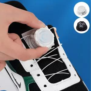 다이얼 신발끈 운동화 신발 매듭없는 회전 버클 세트