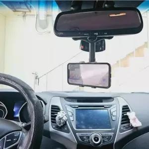 ( )360도 차량용 룸미러 핸드폰 거치대