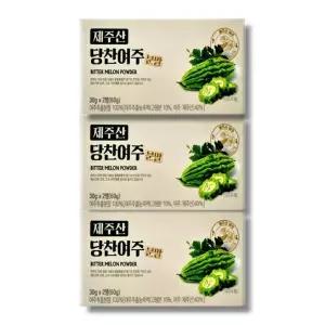 [셀러허브][건강식품] 제주산 당찬여주 분말 30g x 2통 3박스 (S41746262)