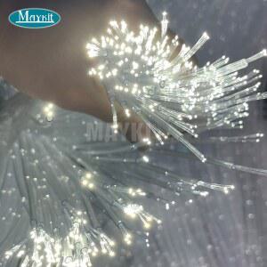 광섬유 스파클, 감각 캐스케이드 조명용 투명 스트랜드 스풀, 3 PVC 0 75mm