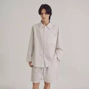 [갤러리아] [오르시떼] 남녀공용 H319 프라터그레이 긴소매+5부팬츠 파자마 세트